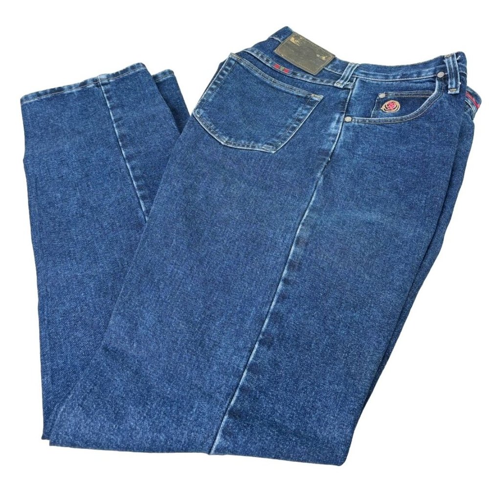 Wrangler 20x Women 7/8 X 34 (Actual 26x32.5) 100% Cotton Starch Crease Jeans EUC